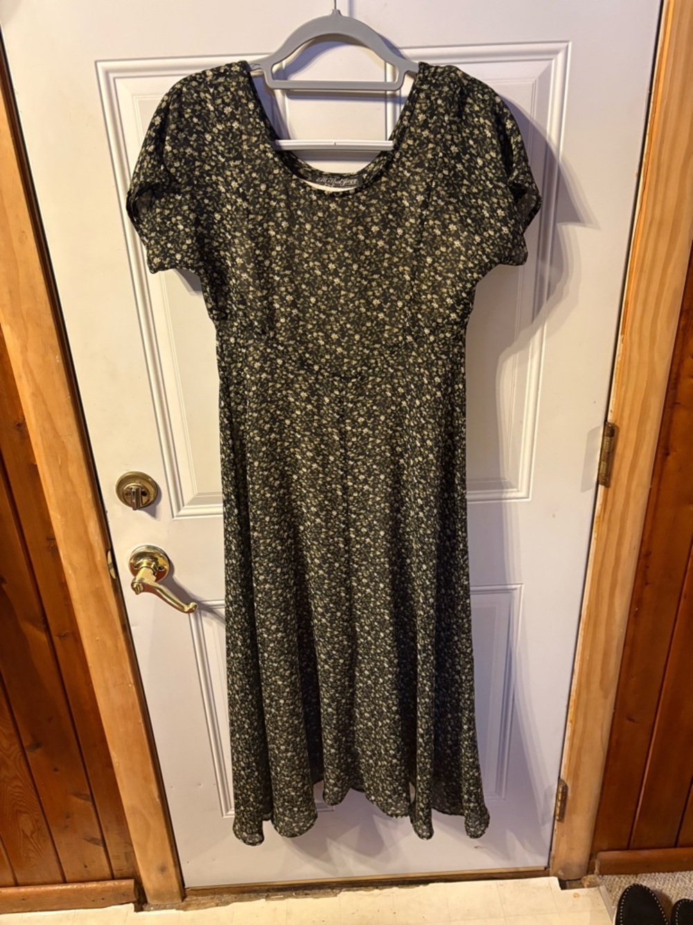 All That Jazz Olive Green Floral Maxi Dress